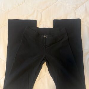 Y2k vintage low rise black pants